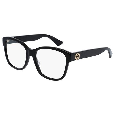 gucci gg0038o 001 black women eyeglasses